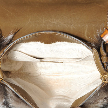 Gucci Leather Raccoon Tail Smilla 5 of 7