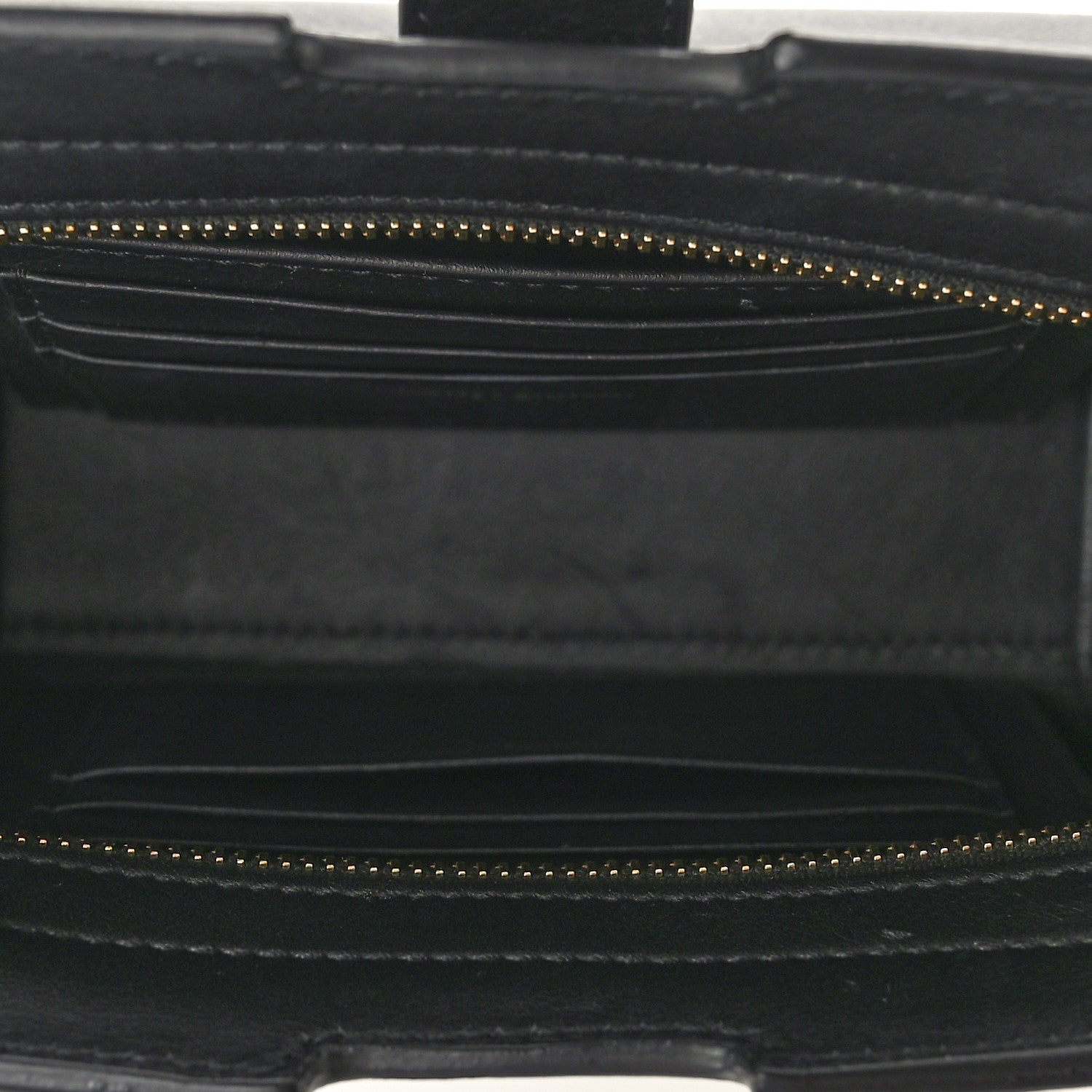 Saint Laurent Calfskin Monogram Toy Cabas Black 5 of 10
