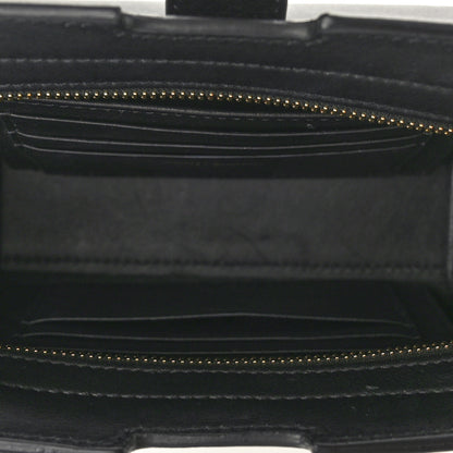 Saint Laurent Calfskin Monogram Toy Cabas Black 5 of 10