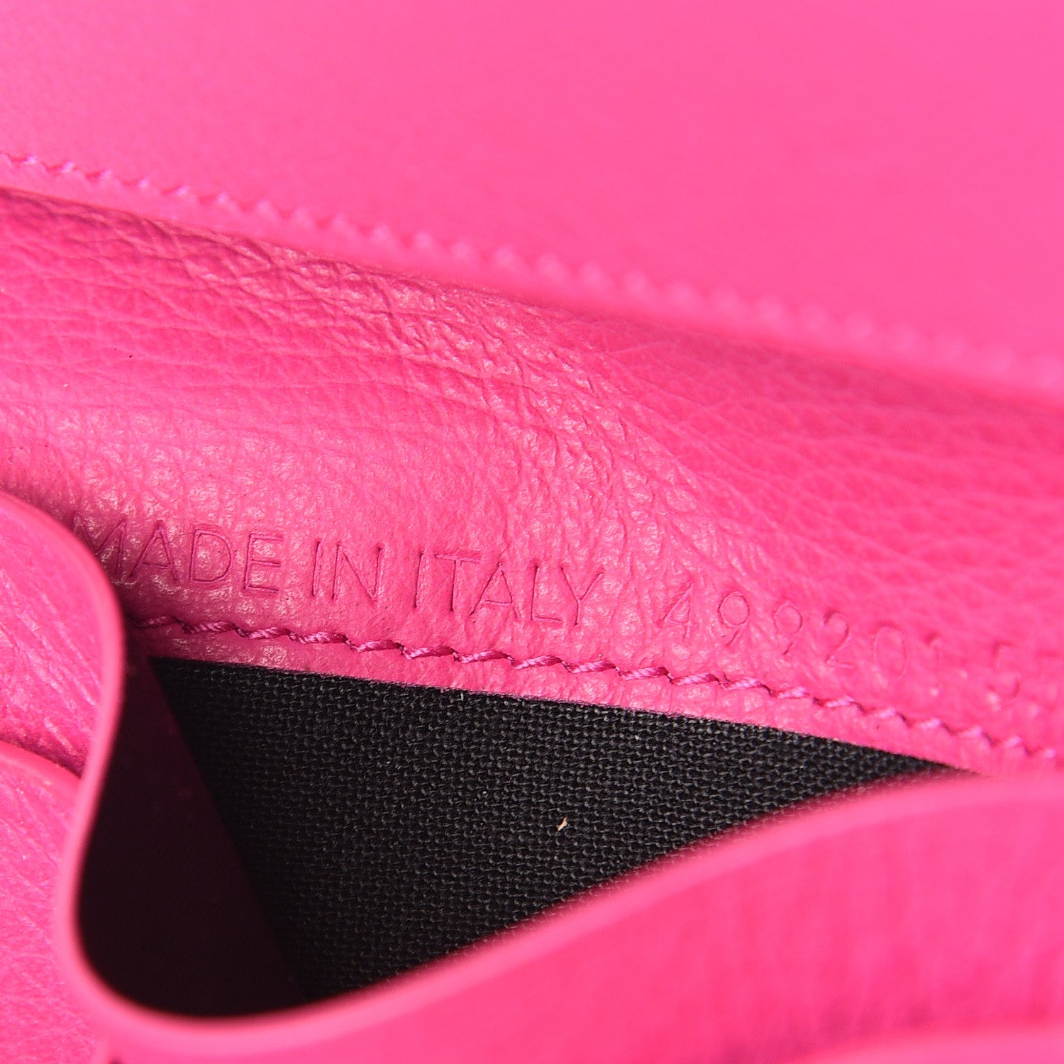 Balenciaga Smooth Calfskin Papier Flap Card Holder Rose Magenta 7 of 8