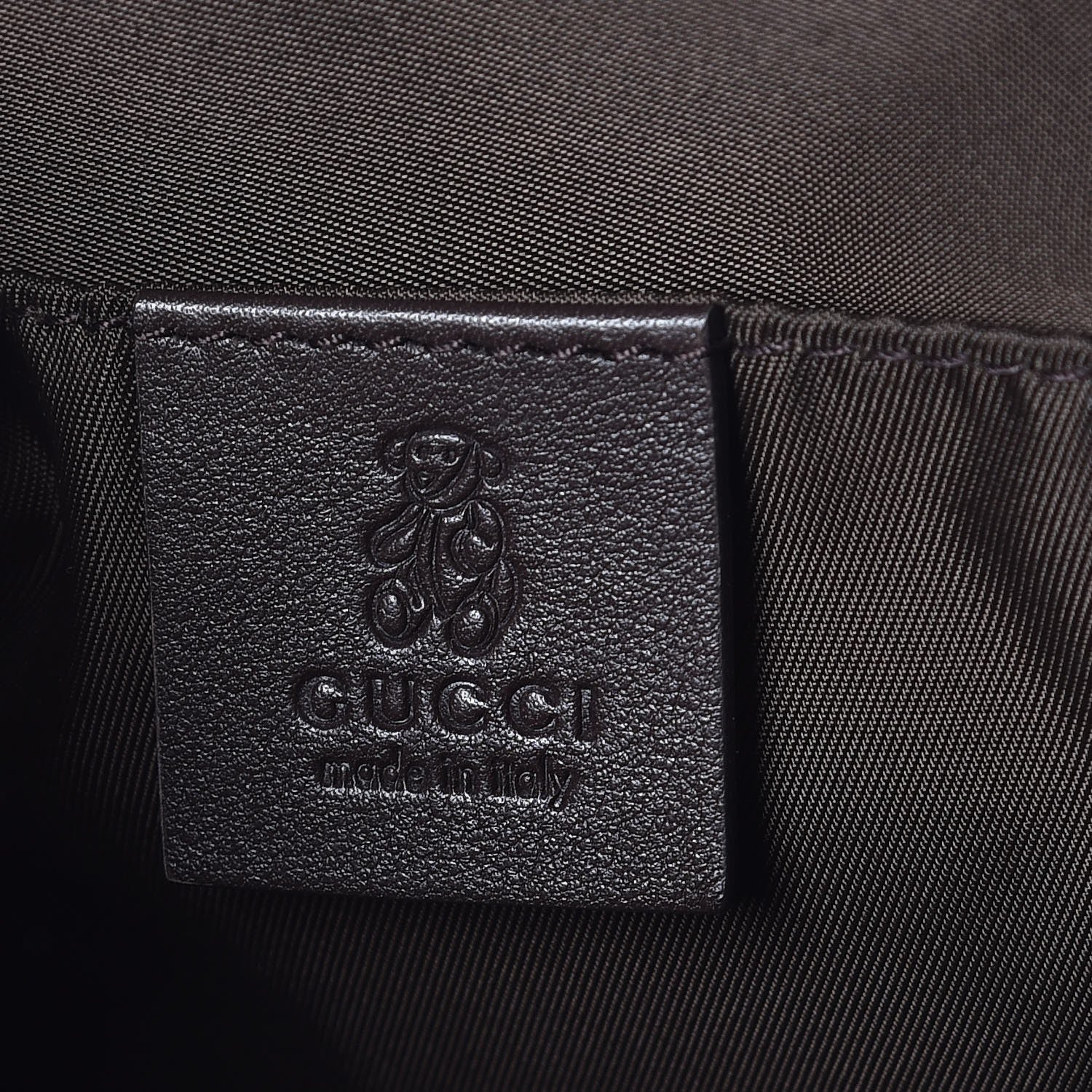 Gucci Children's Monogram GG Web Mini Tote Dark Brown 6 of 7