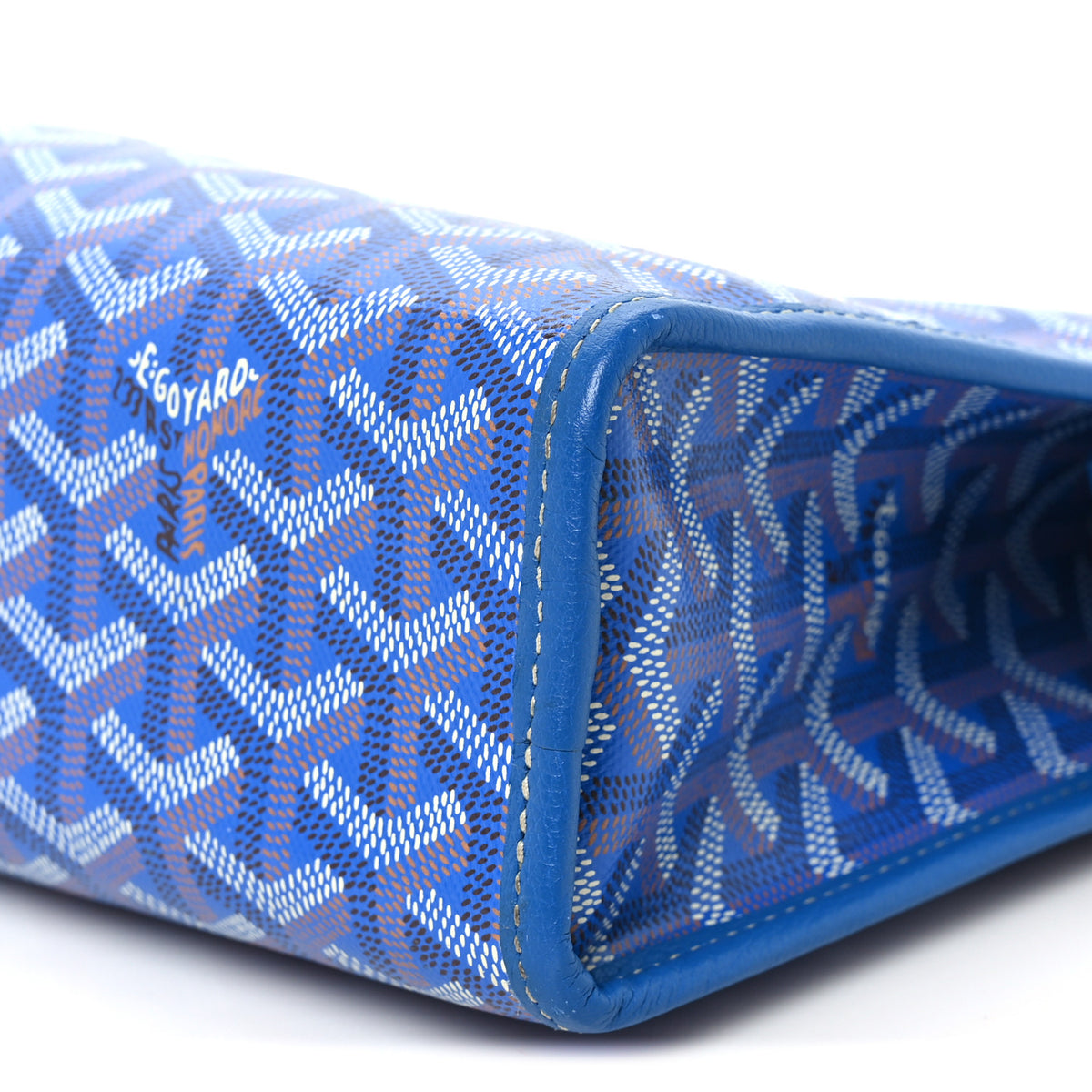 Goyard Goyardine Jouvence Toiletry Pouch Sky Blue 10 of 10