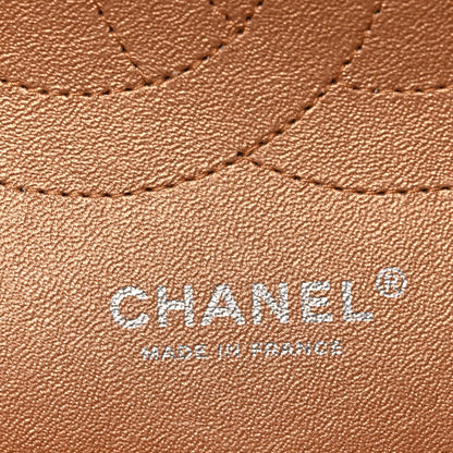 Chanel Metallic Caviar Quilted Jumbo Double Flap Copper 6 of 11