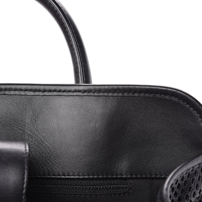 Chanel Calfskin Perforated Up In The Air Tote Black 9 of 13