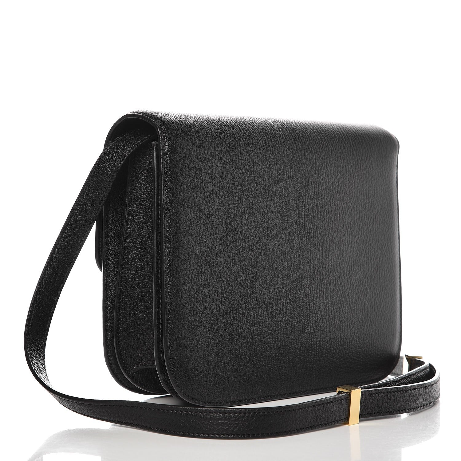 Celine Goatskin Medium Classic Box Flap Bag Black 3 of 11