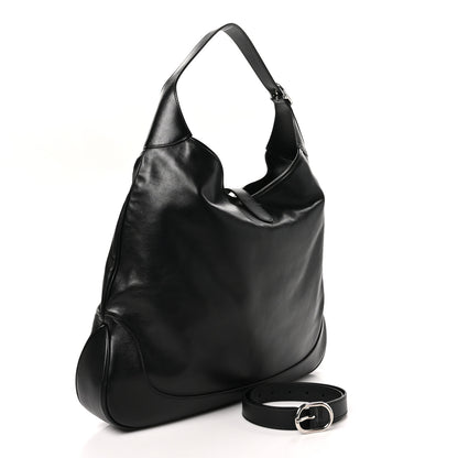 Gucci Calfskin Large Jackie 1961 Shoulder Bag Black 3 of 9