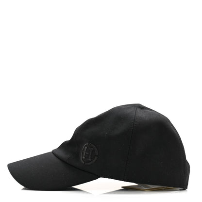 Hermes Cotton Miles H Circle Hat 58 Black 5 of 10