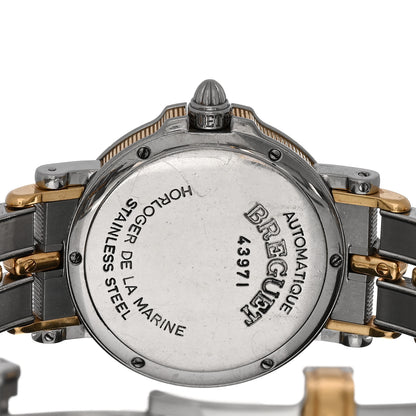 Breguet Stainless Steel 18K Yellow Gold 35mm Marine Automatic Watch 3400SA 4 of 4