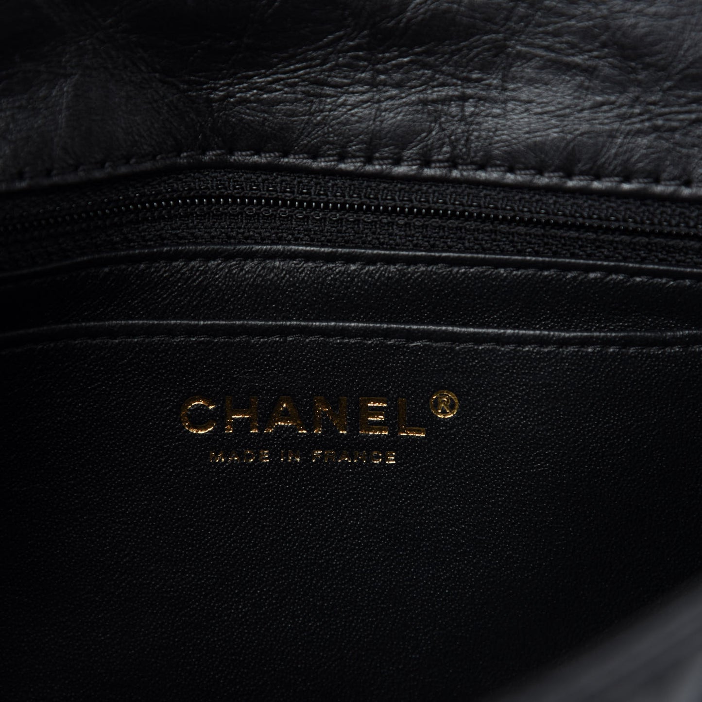 Aged Calfskin Quilted 2.55 Reissue Mini Flap Black
