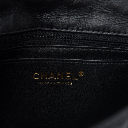 Chanel Aged Calfskin Quilted 2.55 Reissue Mini Flap Black 9 of 12