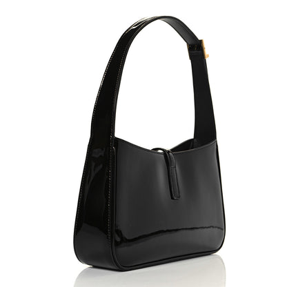 Saint Laurent Patent Le 5 A 7 Hobo Black 3 of 7