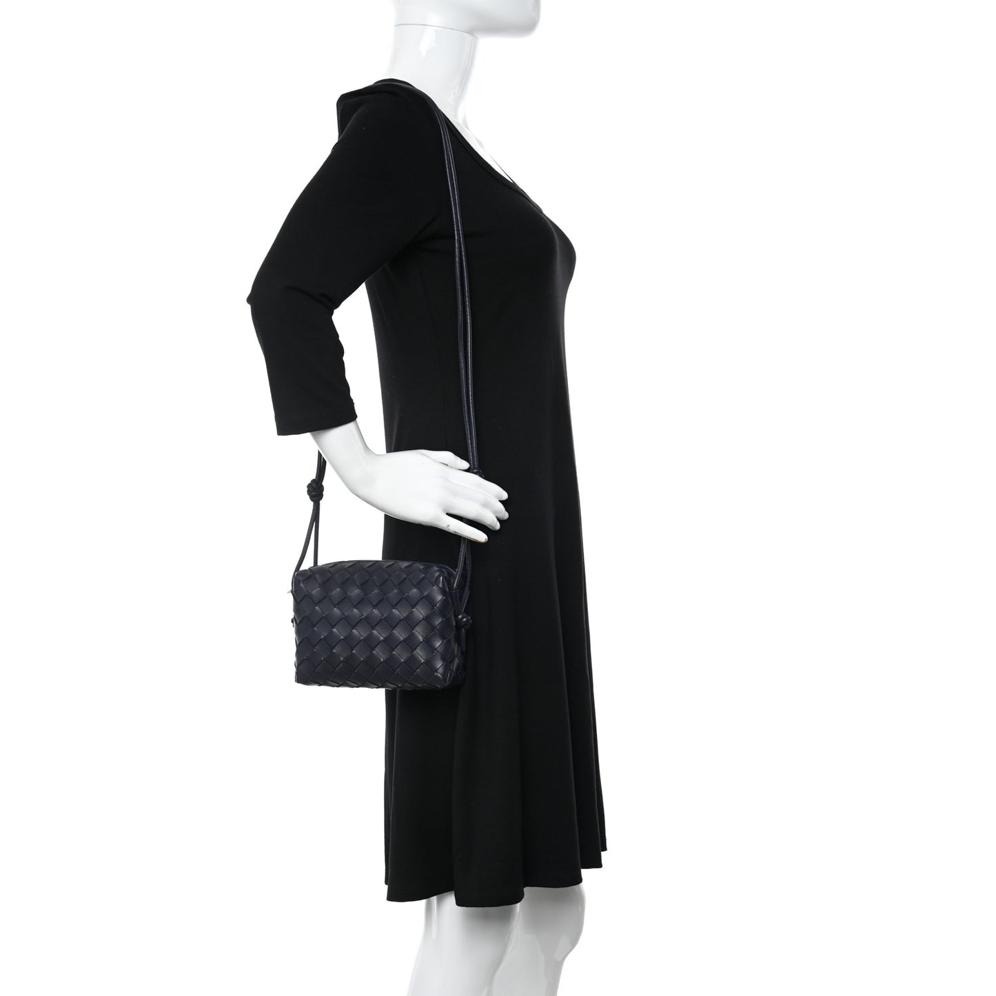 Nappa Intrecciato Mini Loop Camera Bag Space