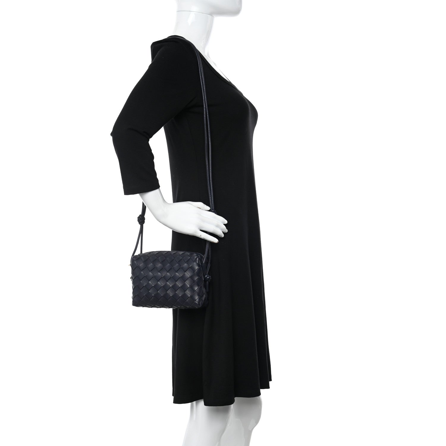 Bottega Veneta Nappa Intrecciato Mini Loop Camera Bag Space 2 of 9