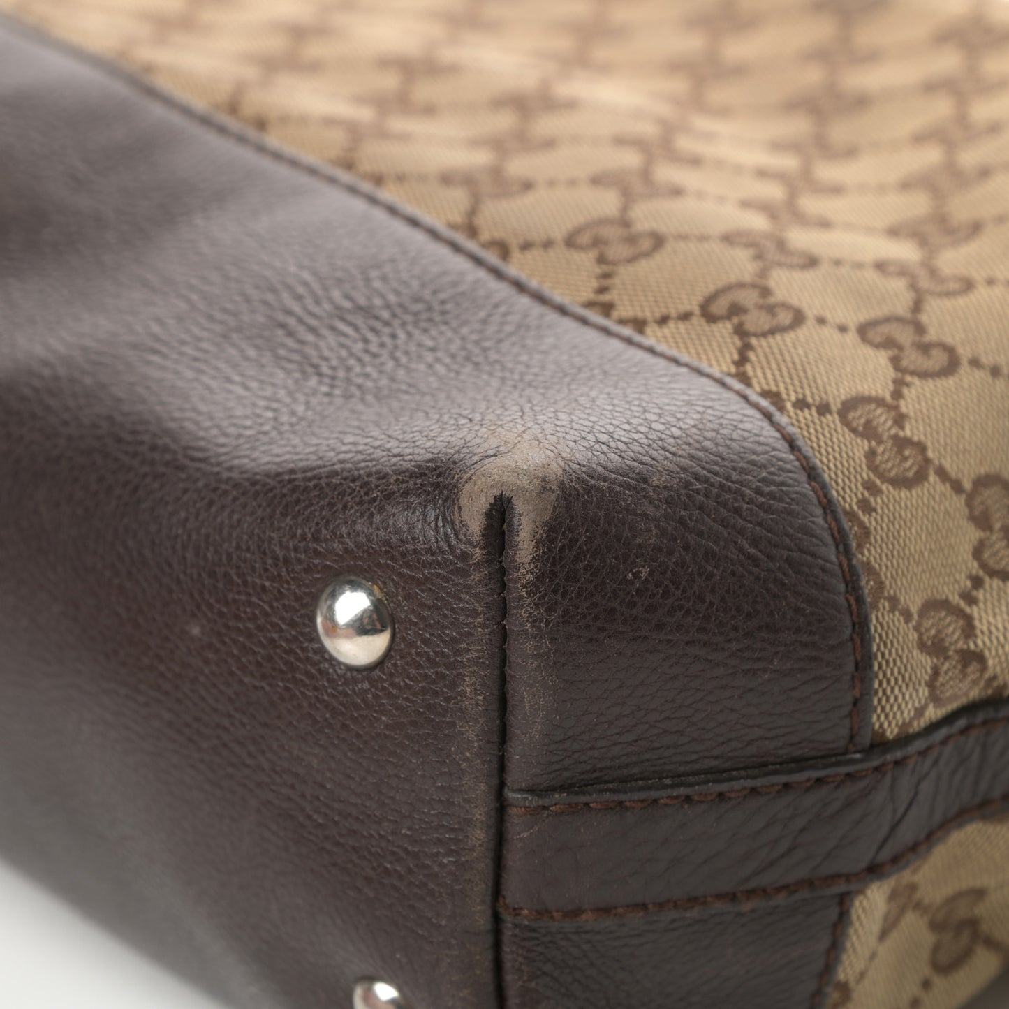 Monogram Tote Dark Brown