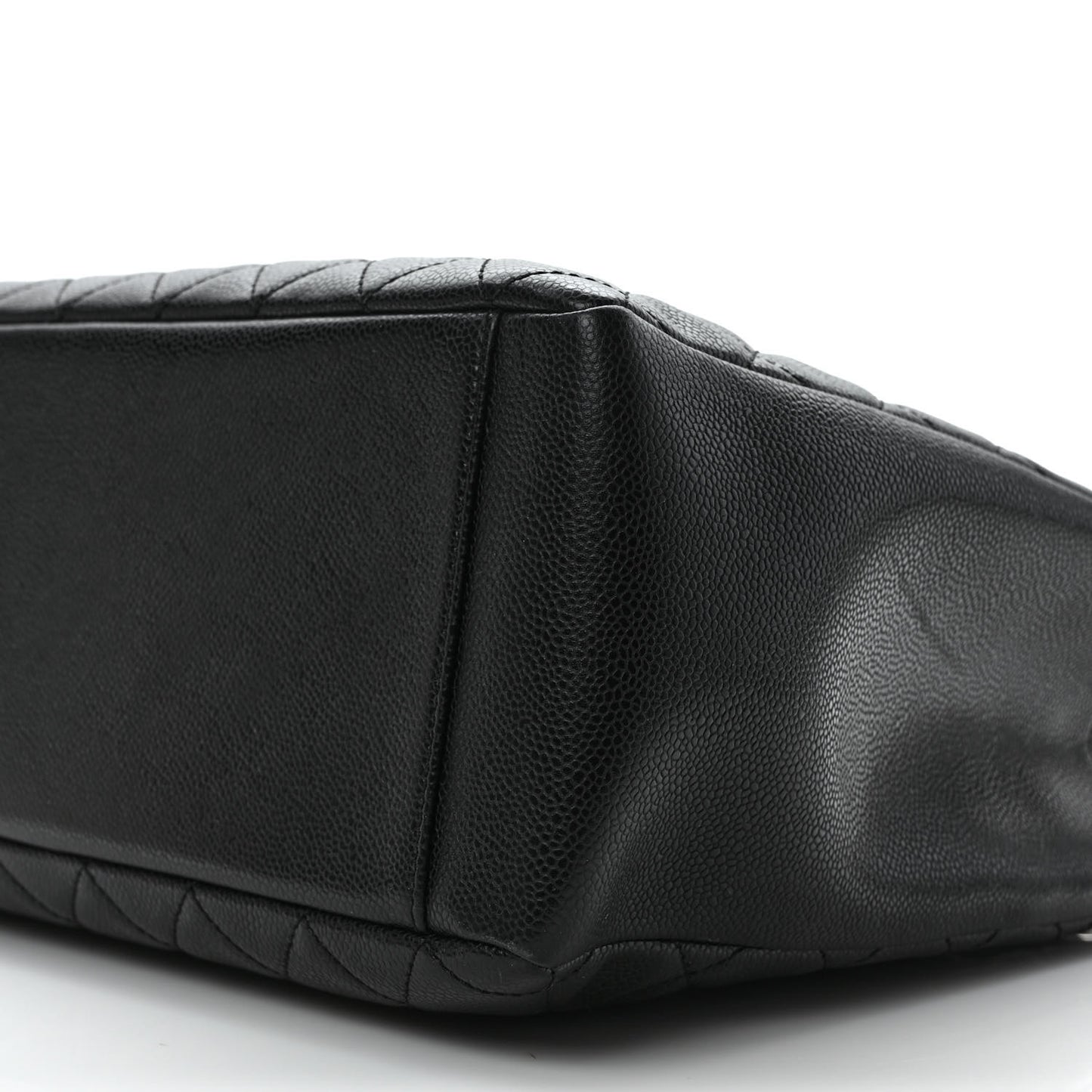 Caviar Quilted Grand Shopping Tote GST Black