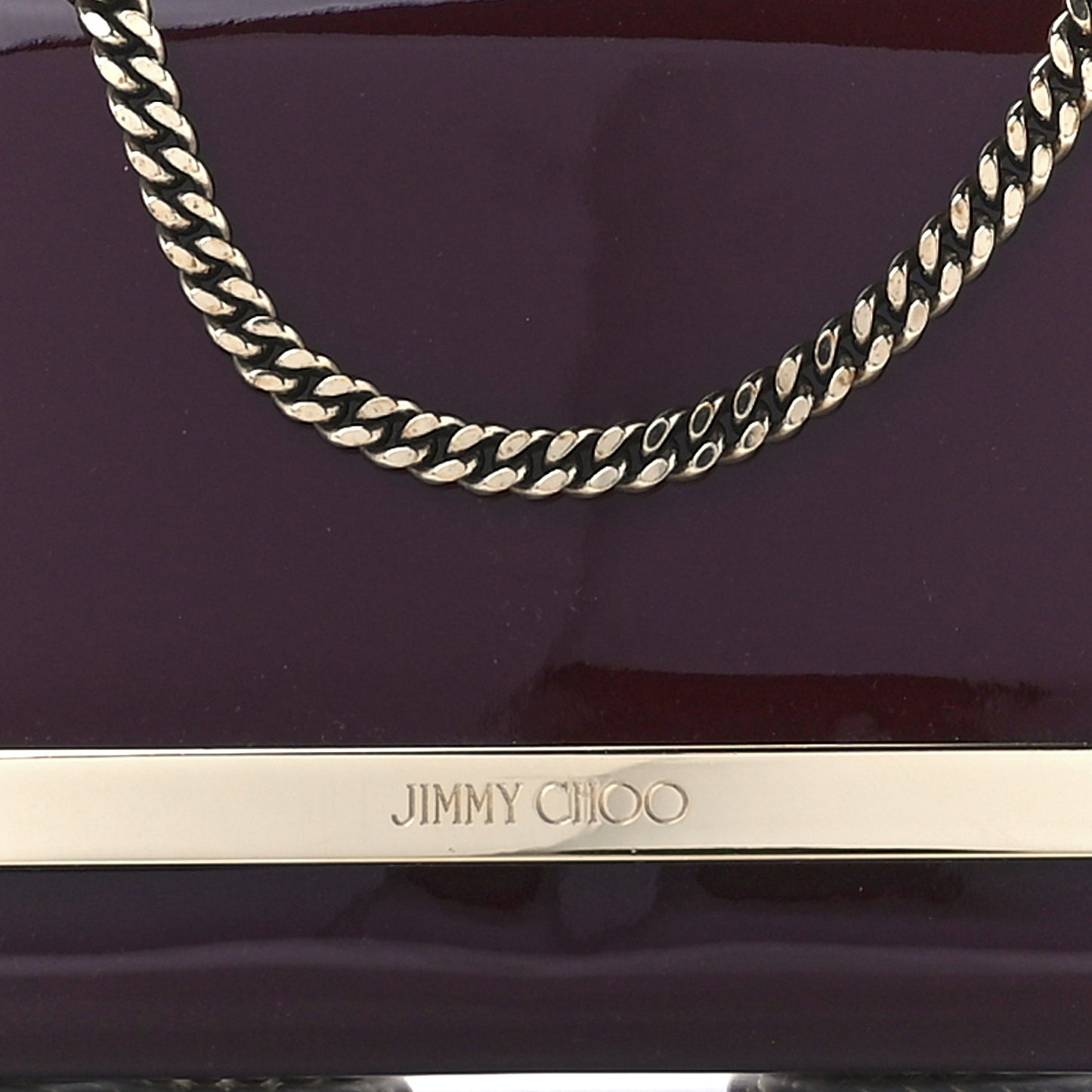 Patent Milla Wallet on Chain Bordeaux