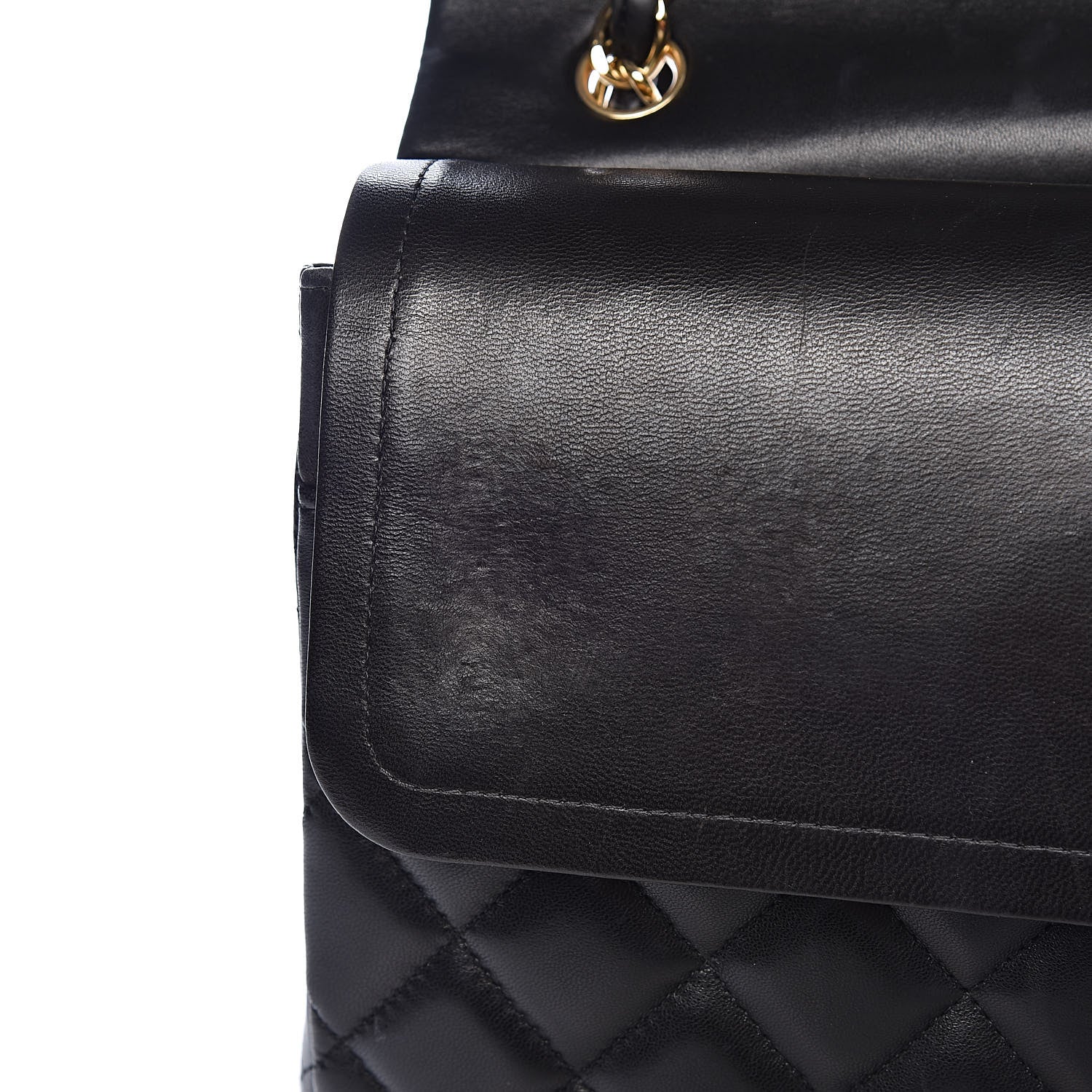Chanel Lambskin Quilted Maxi Double Flap Black 11 of 17