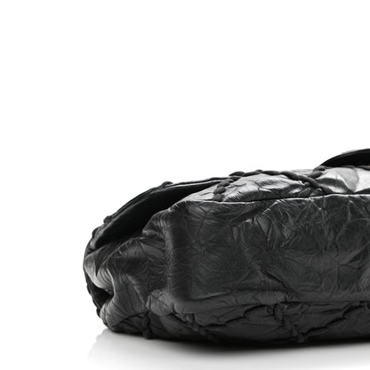 Chanel Calfskin Ultra Stitch Oversize Flap Black 10 of 12