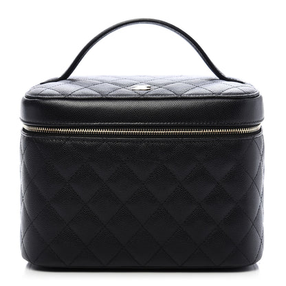 Chanel Caviar Quilted Large Vanity Pouch Black 1 of 10