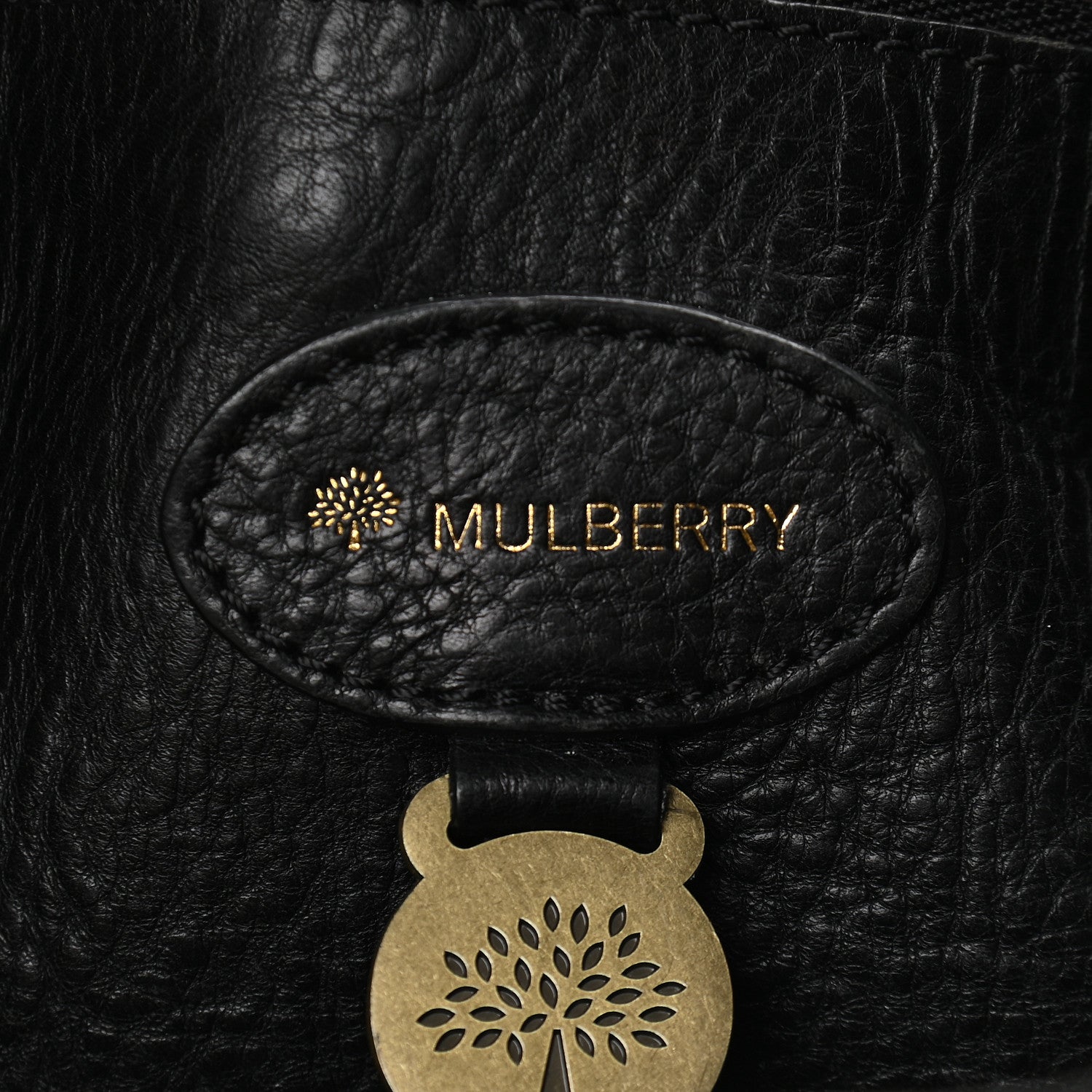 Mulberry Natural Leather Bayswater Tote Black 6 of 17