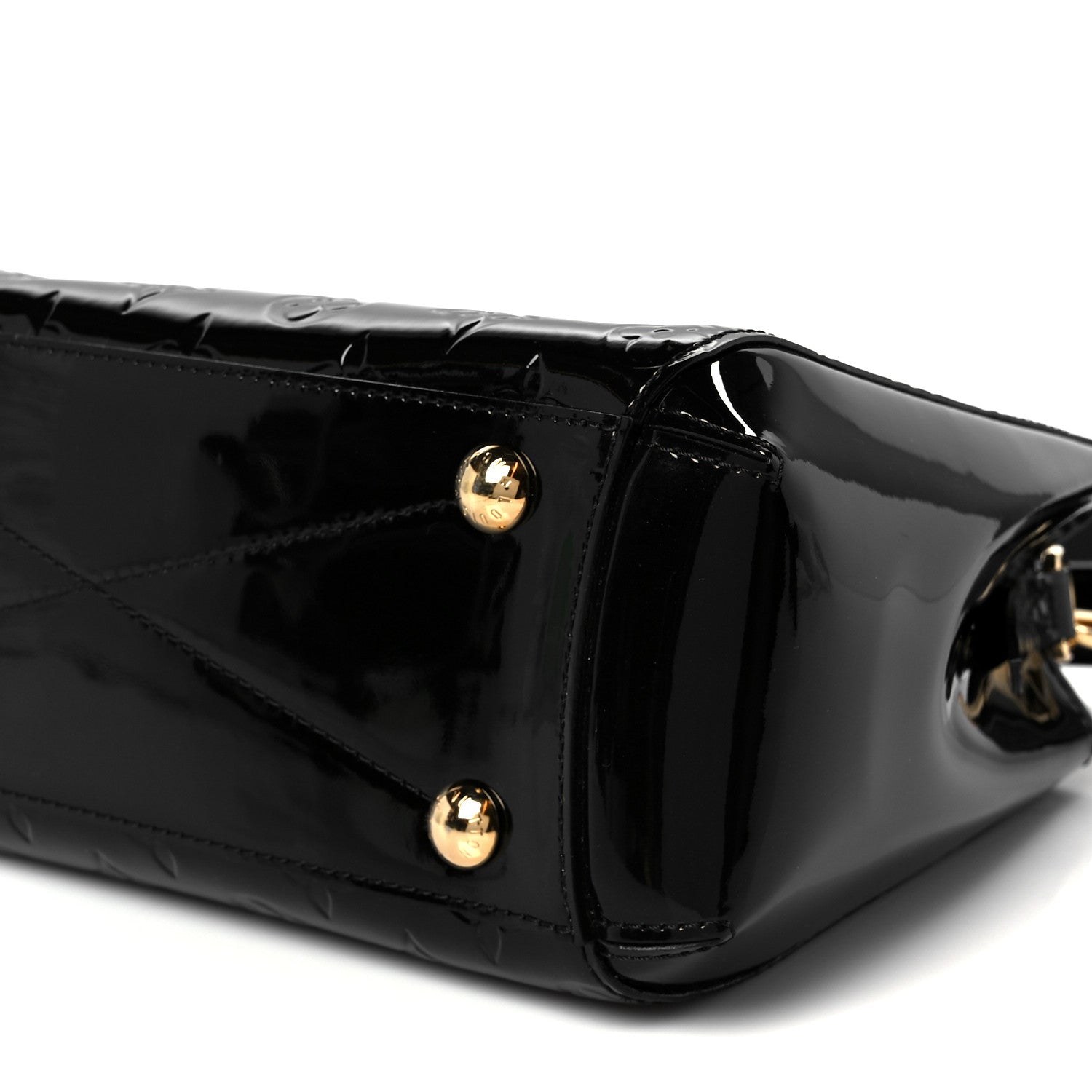 Louis Vuitton Vernis Montaigne BB Black 10 of 10