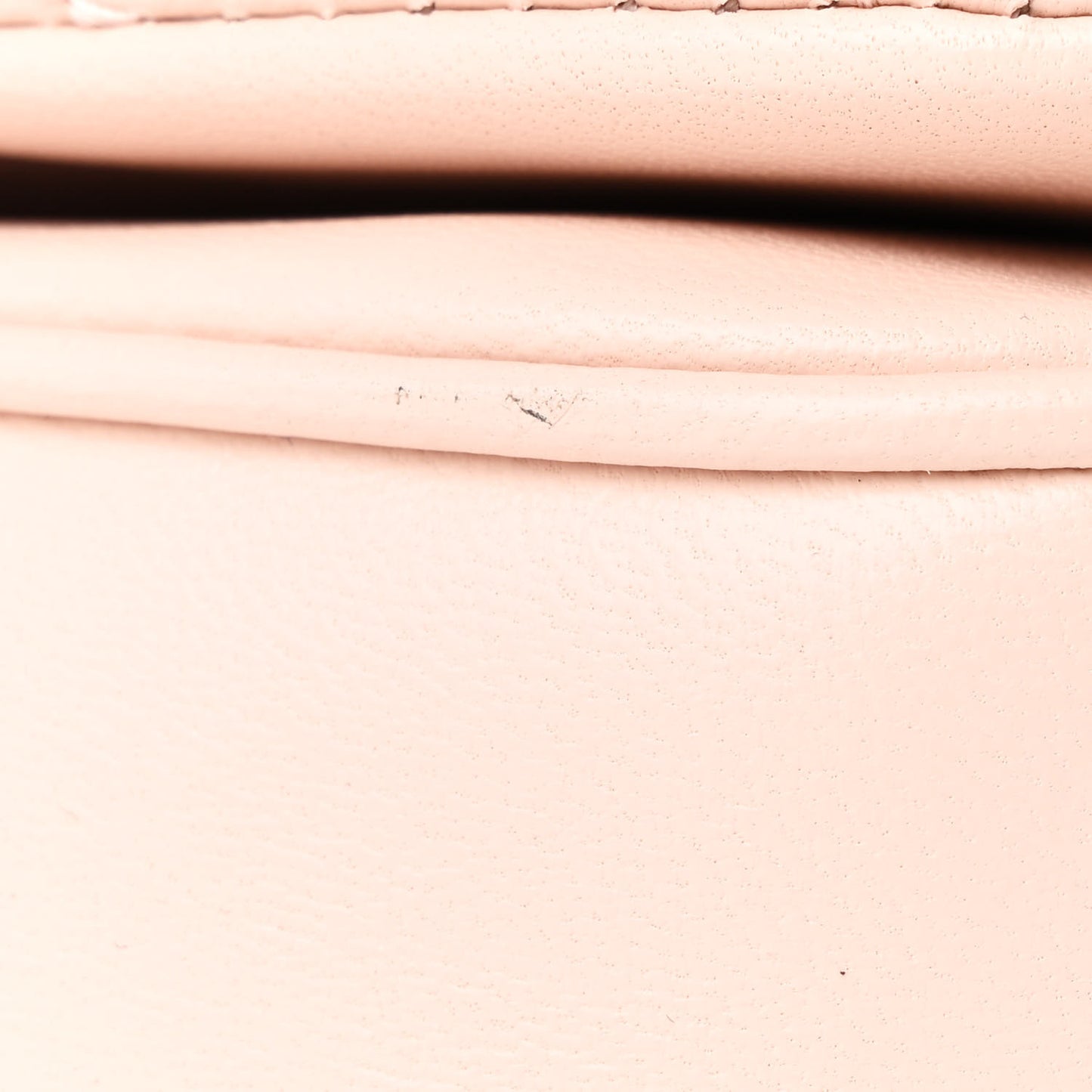 Lambskin Quilted The Seal Chain Shoulder Bag Pink