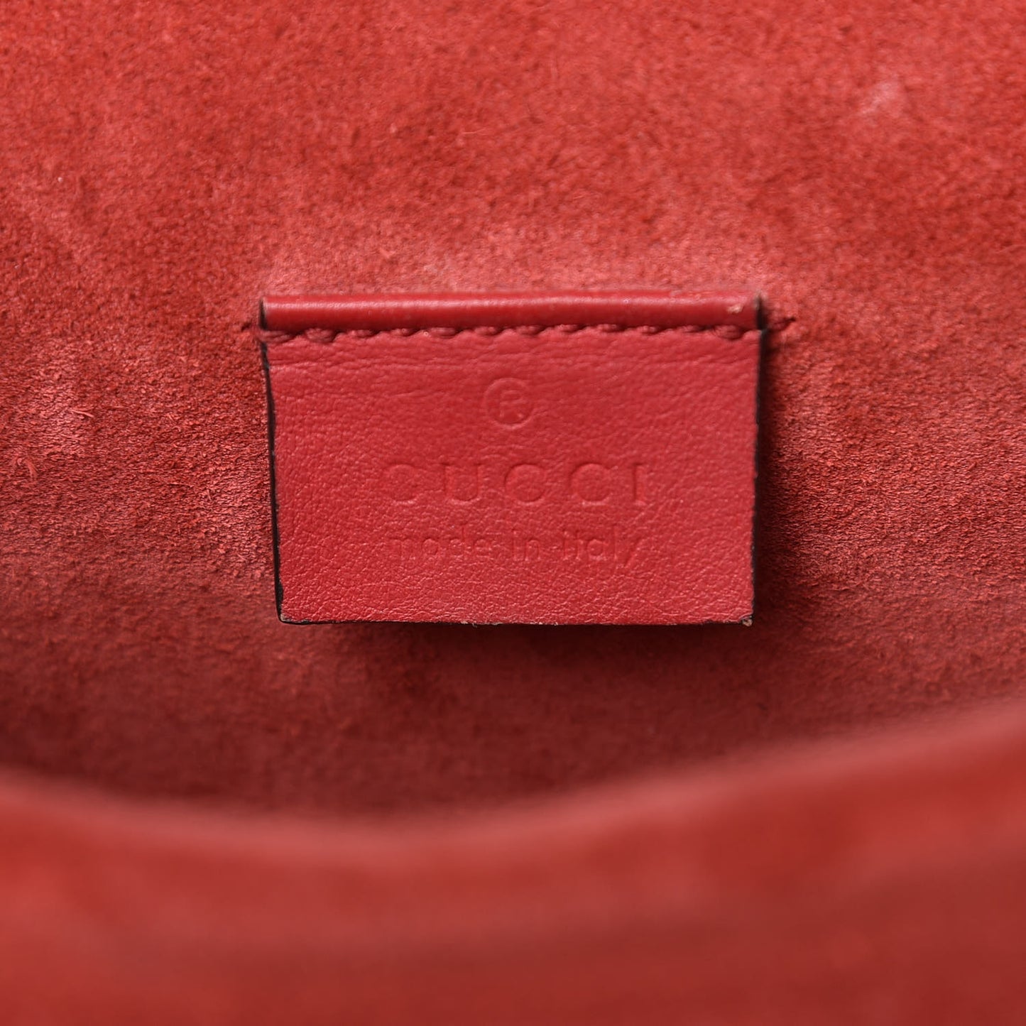 GG Supreme Monogram Mini Dionysus Shoulder Bag Hibiscus Red