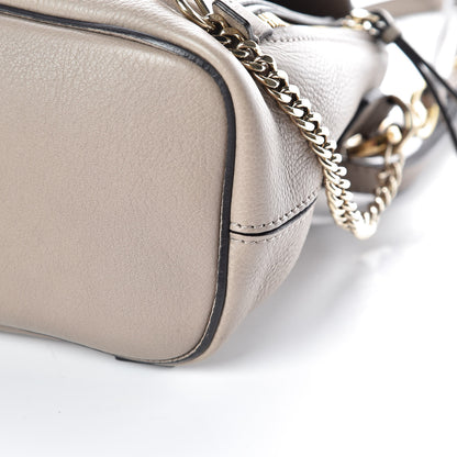 Chloe Suede Calfskin Mini Faye Backpack Motty Grey 7 of 13