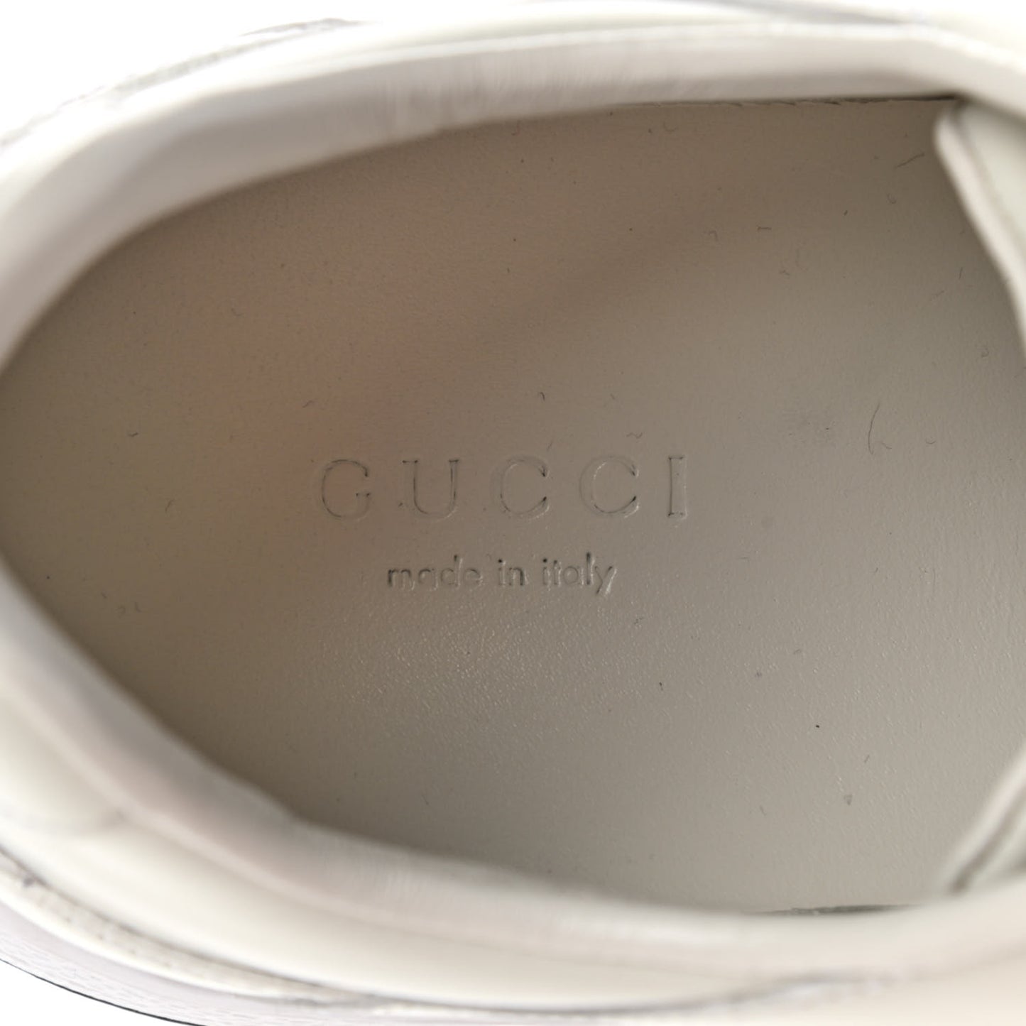 Calfskin Womens Interlocking G Sneakers 39 White