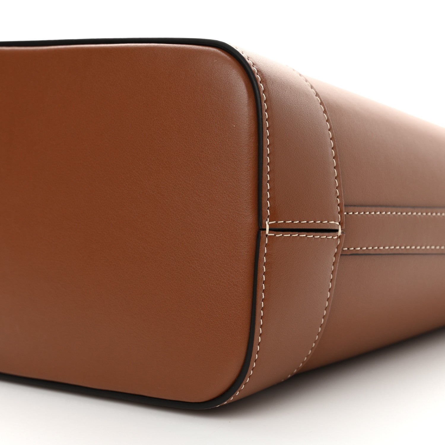 Celine Smooth Calfskin Small Cuir Triomphe Bucket Bag Tan 10 of 11