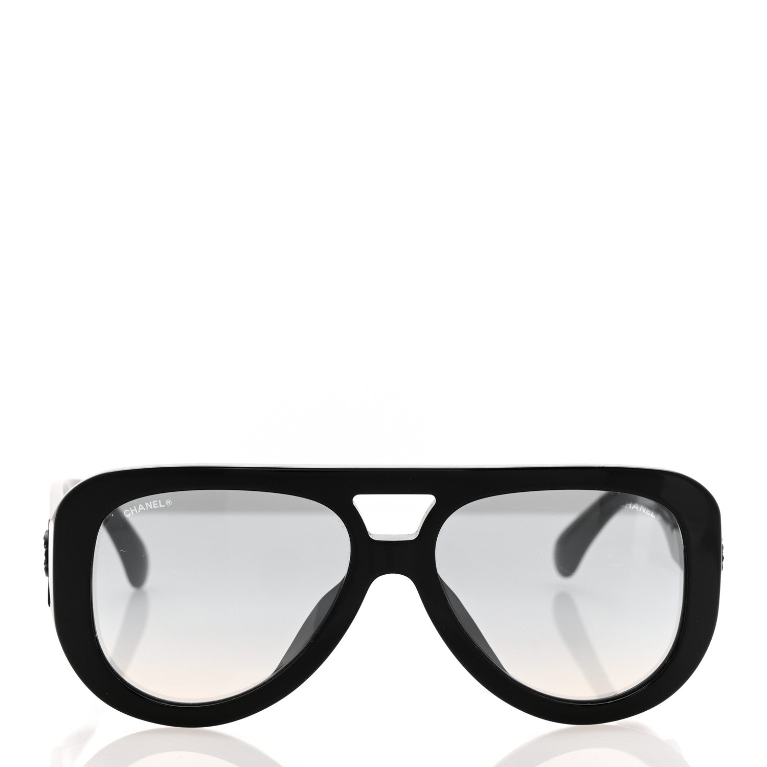 Chanel Resin Polarized Sunglasses 5423-B Black 2 of 8