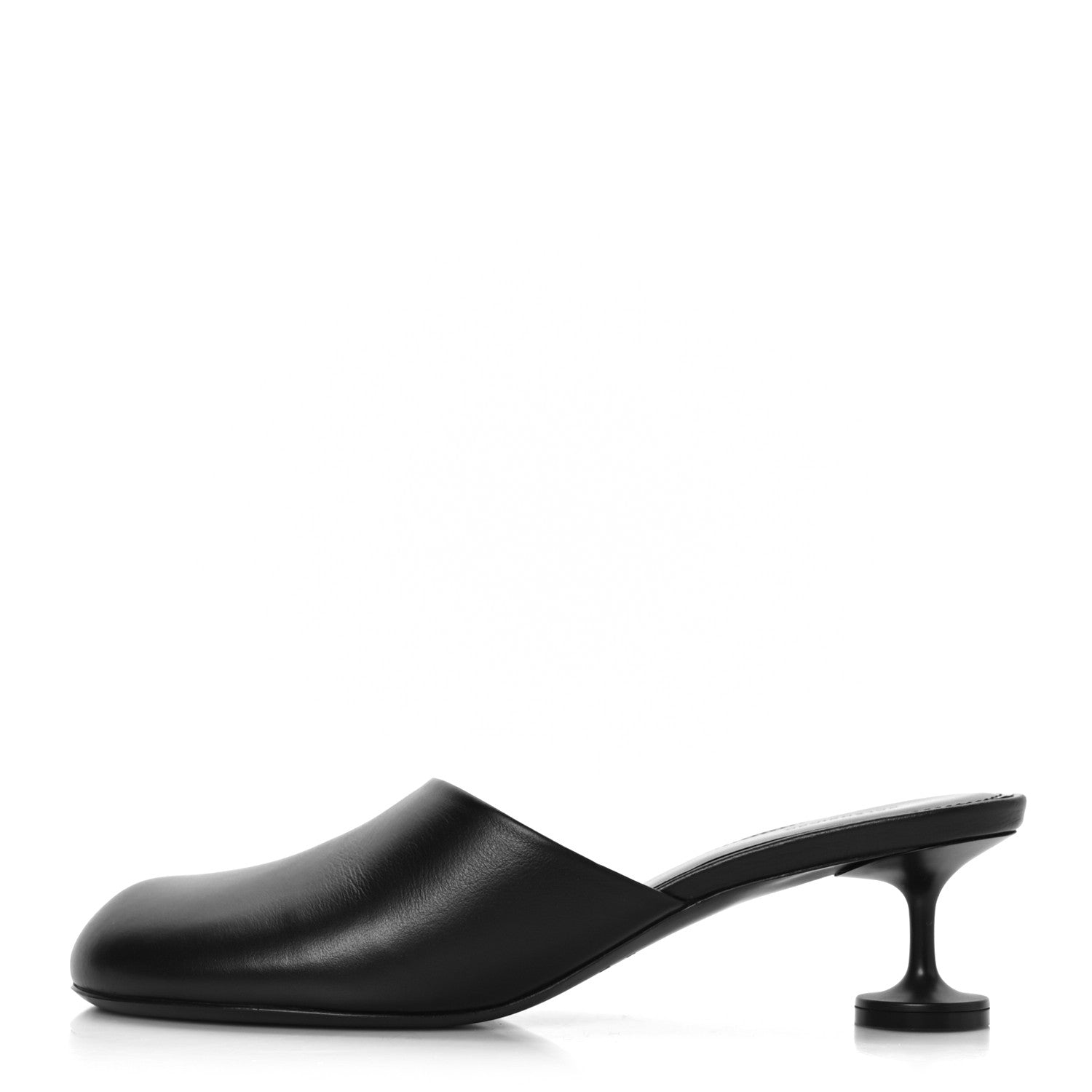Balenciaga Soft Calfskin Lady 50mm Mule 38 Black 1 of 8