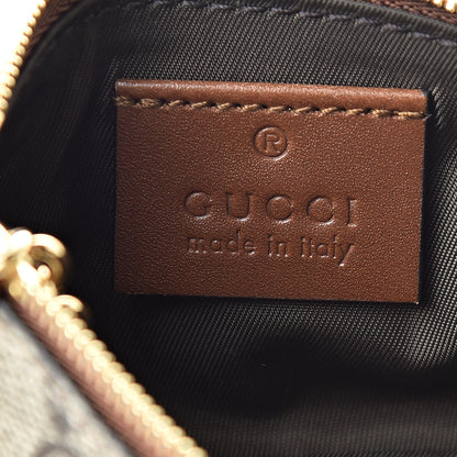 Gucci GG Supreme Monogram Key Case Brown 6 of 8