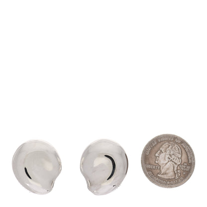 Tiffany Sterling Silver Elsa Peretti Nugget Clip-On Earrings 2 of 7