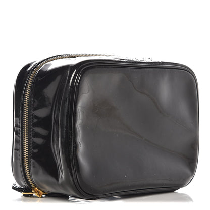 Chanel Patent Vanity Cosmetic Case Black 4 of 12