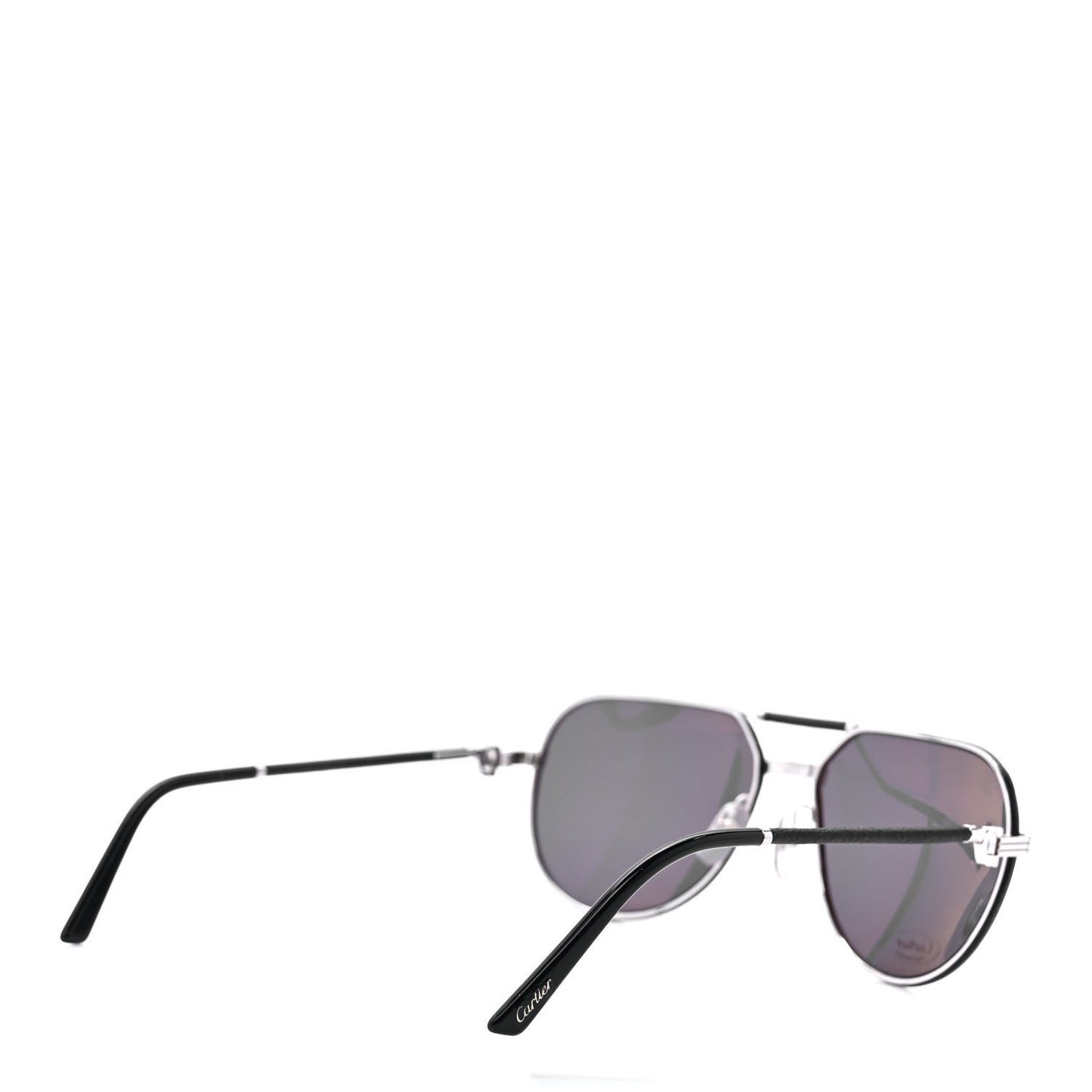 Metal Aviator CT0053S Sunglasses Silver Black Grey
