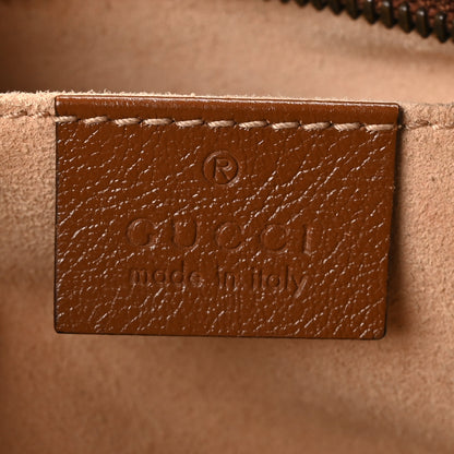 Gucci Glazed Calfskin Matelasse Diagonal Small GG Marmont Chain Shoulder Bag Cuir 6 of 11