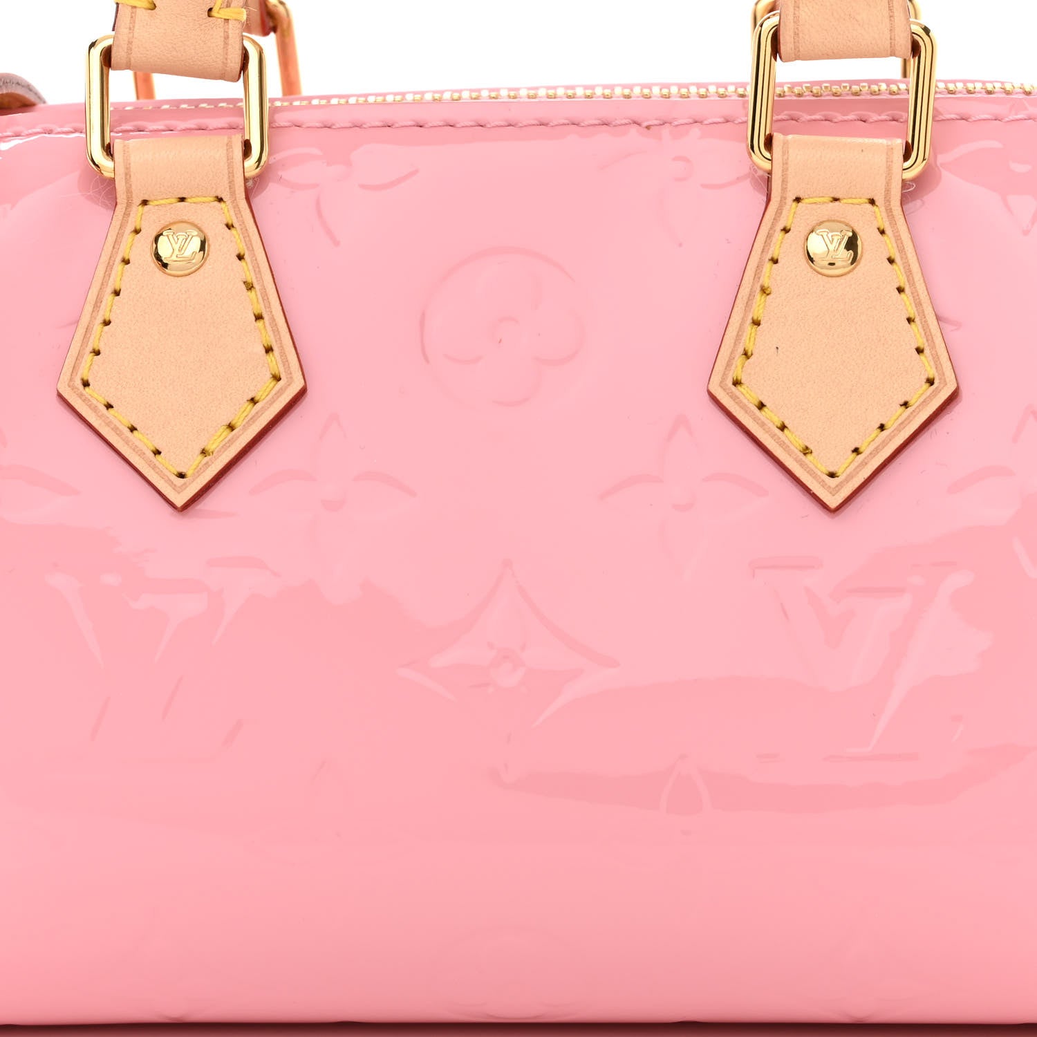 Louis Vuitton Vernis Monogram Nano Speedy Mochi Pink 7 of 10