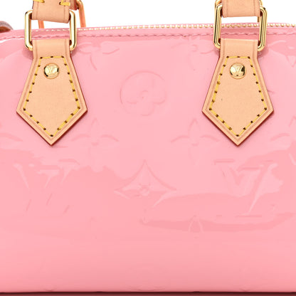 Louis Vuitton Vernis Monogram Nano Speedy Mochi Pink 7 of 10