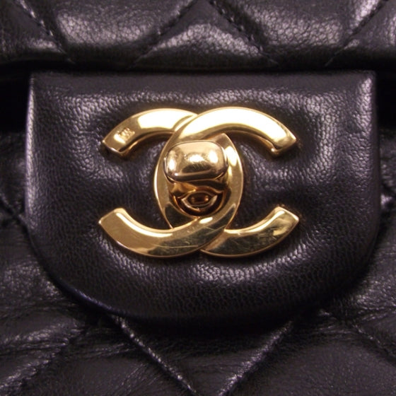 Chanel Vintage Leather Classic Flap Black 13 of 13