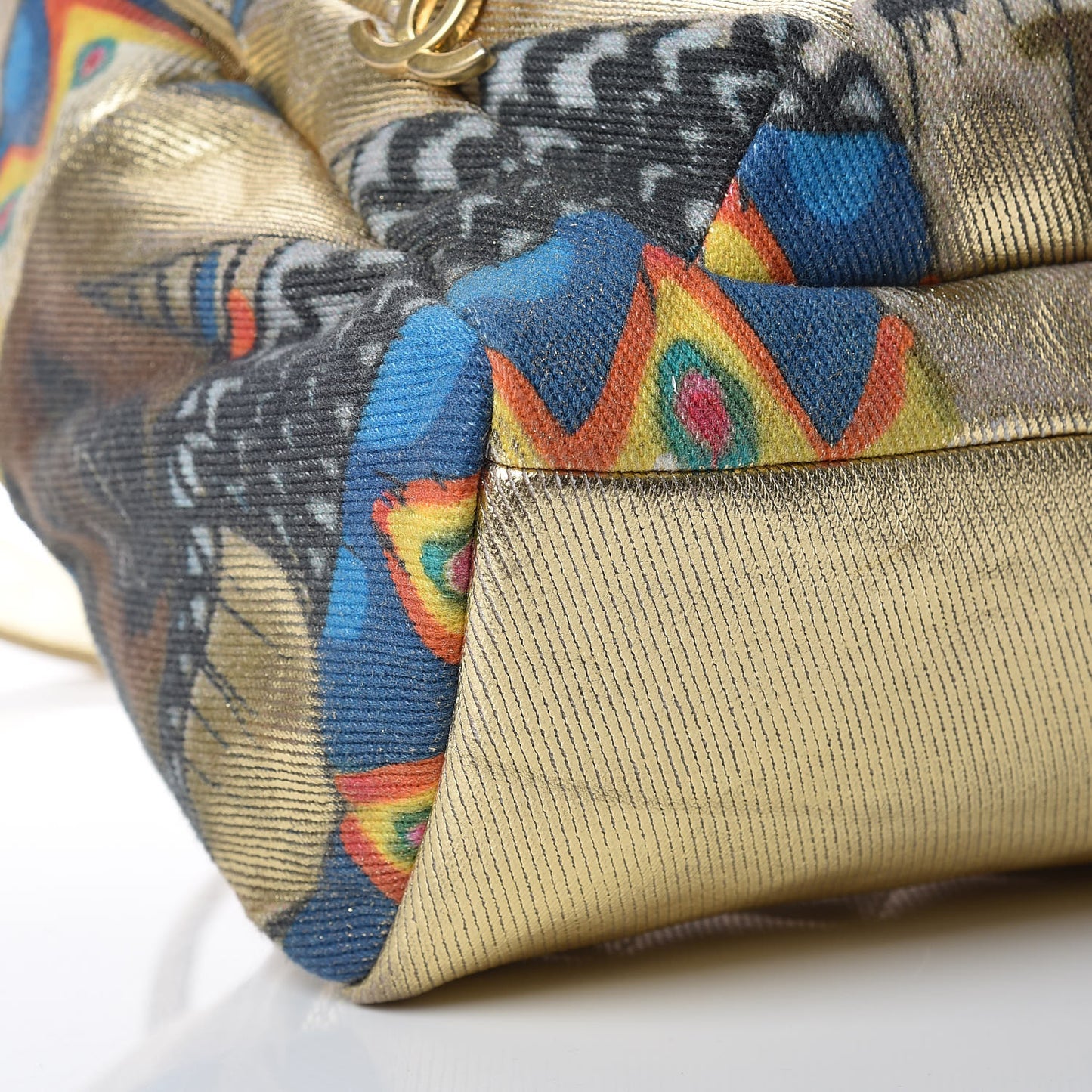Graffiti Printed Canvas Street Spirit Backpack Multicolor