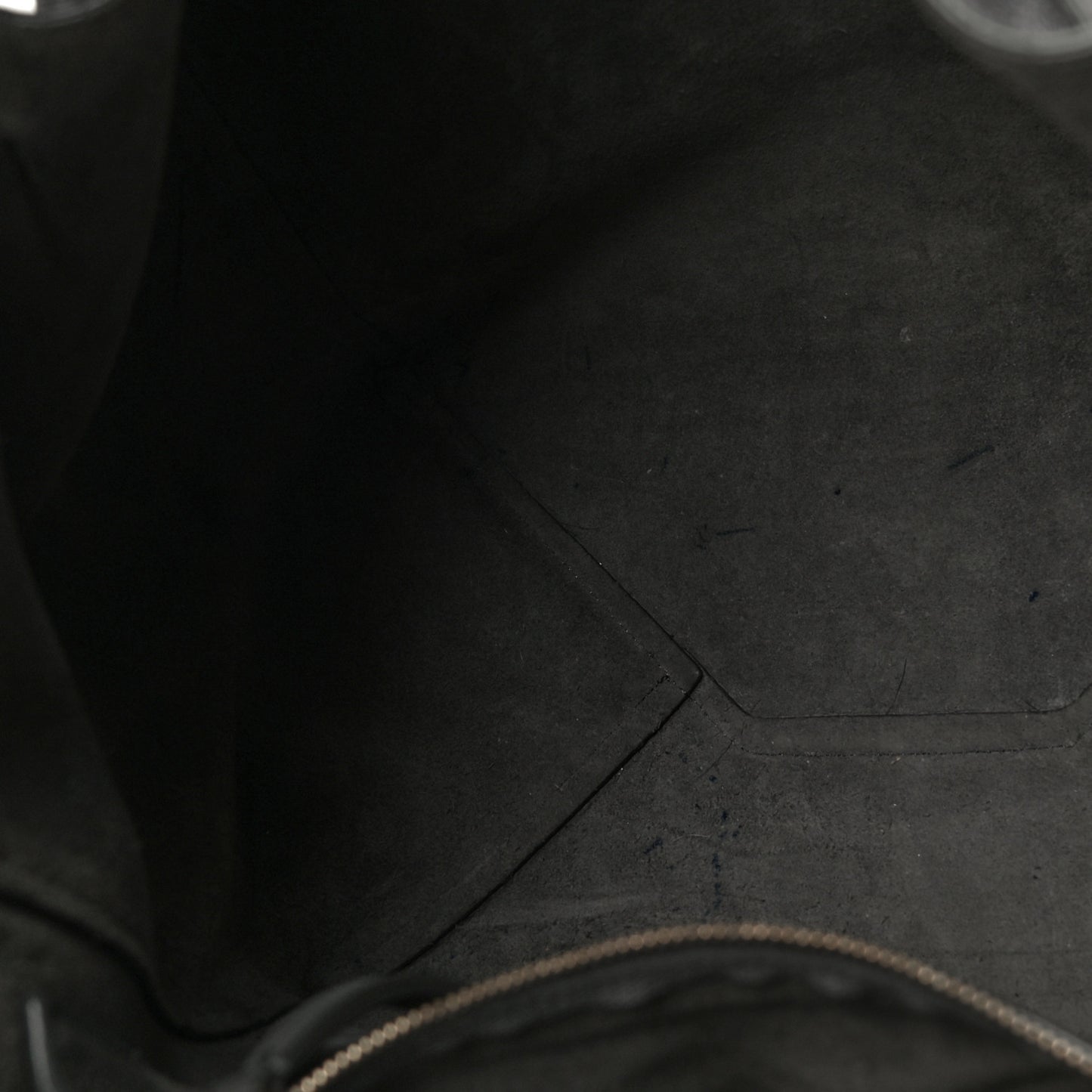 Soft Grained Calfskin Small Belt Cabas Phantom Grey