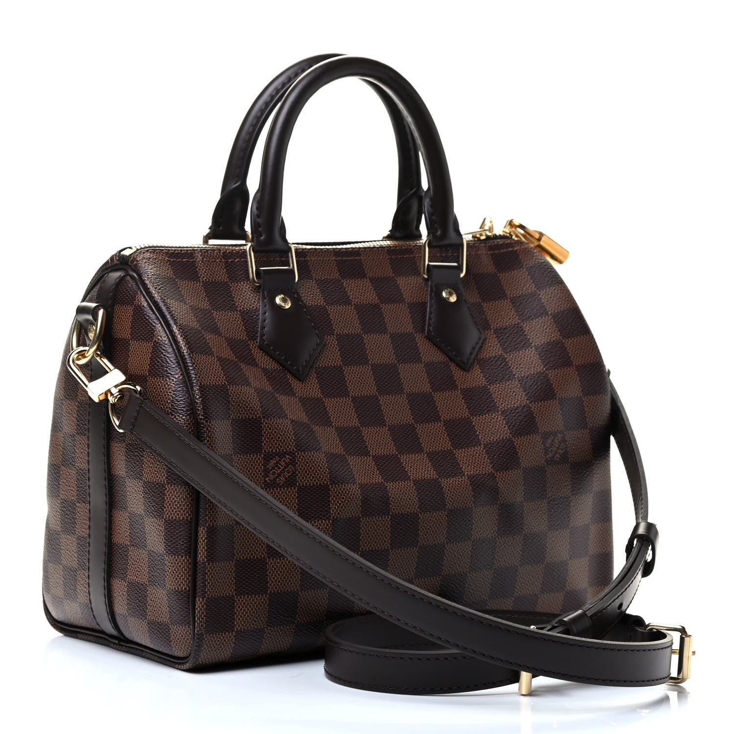 Louis Vuitton Damier Ebene Speedy Bandouliere 25 3 of 9