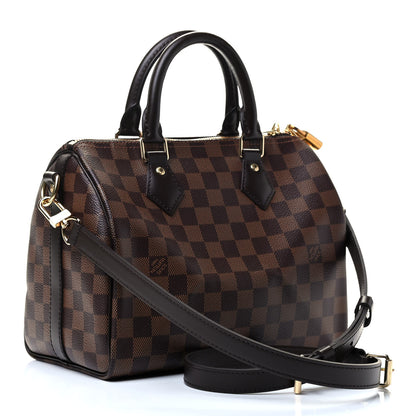 Louis Vuitton Damier Ebene Speedy Bandouliere 25 3 of 9