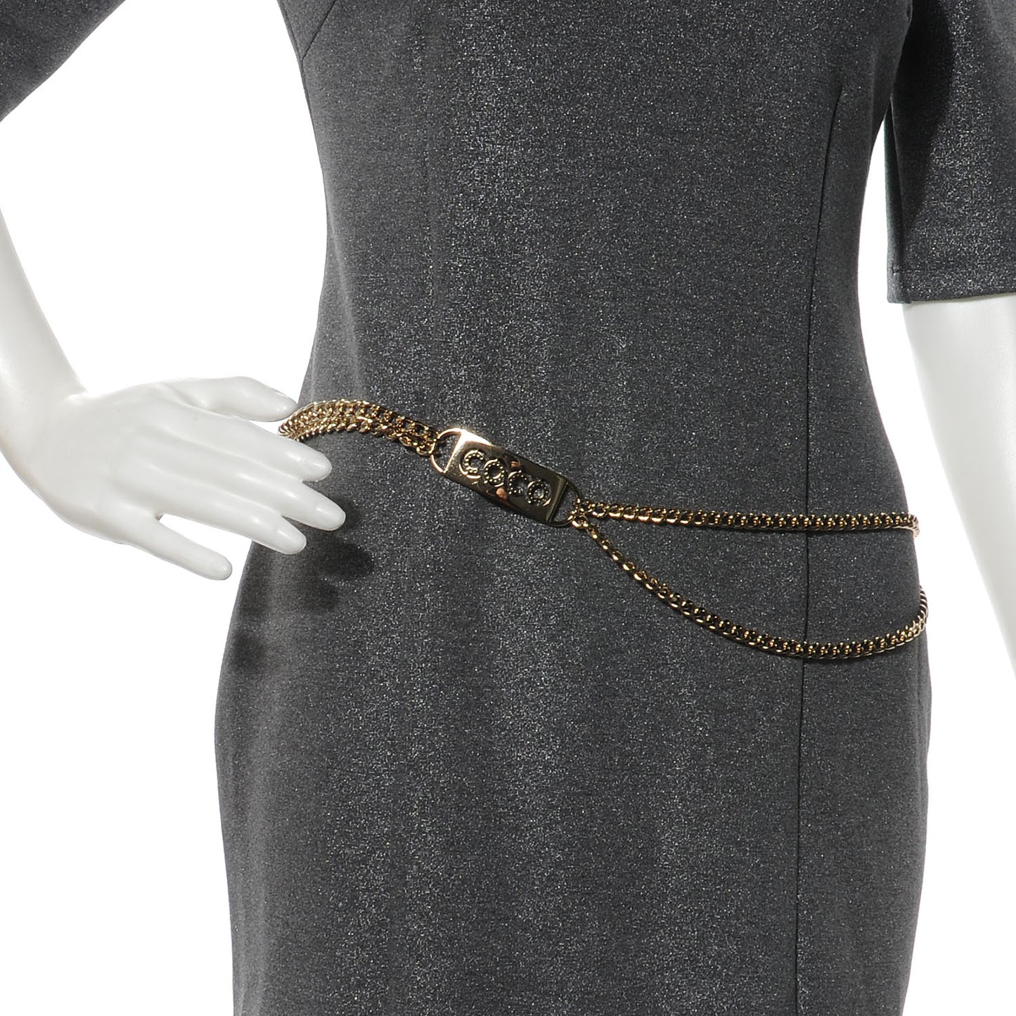Gold Chain CC Coco Belt