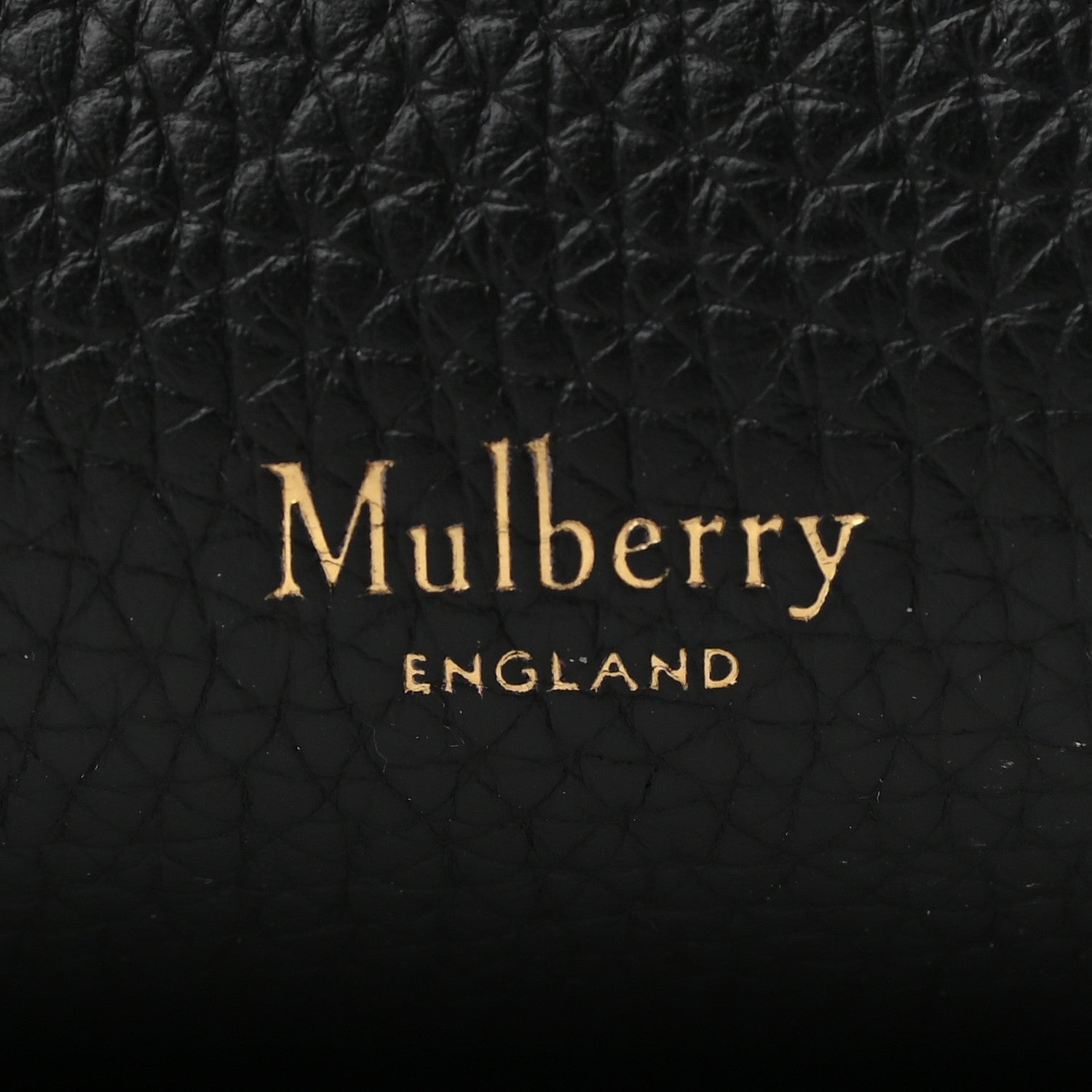Mulberry Heavy Grain Iris Tote Midnight Black 6 of 8