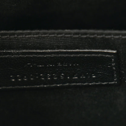 Saint Laurent Calfskin Matelasse Monogram Lou Camera Bag Black 7 of 13