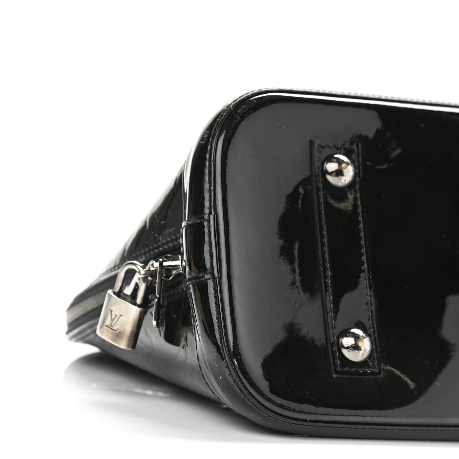 Louis Vuitton Vernis Alma PM Noir Magnetique 8 of 11