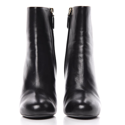 Chanel Lambskin CC Short Booties 41 Black 2 of 13