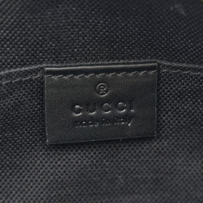 Gucci GG Supreme Monogram Web Shoulder Bag Black Grey 6 of 13